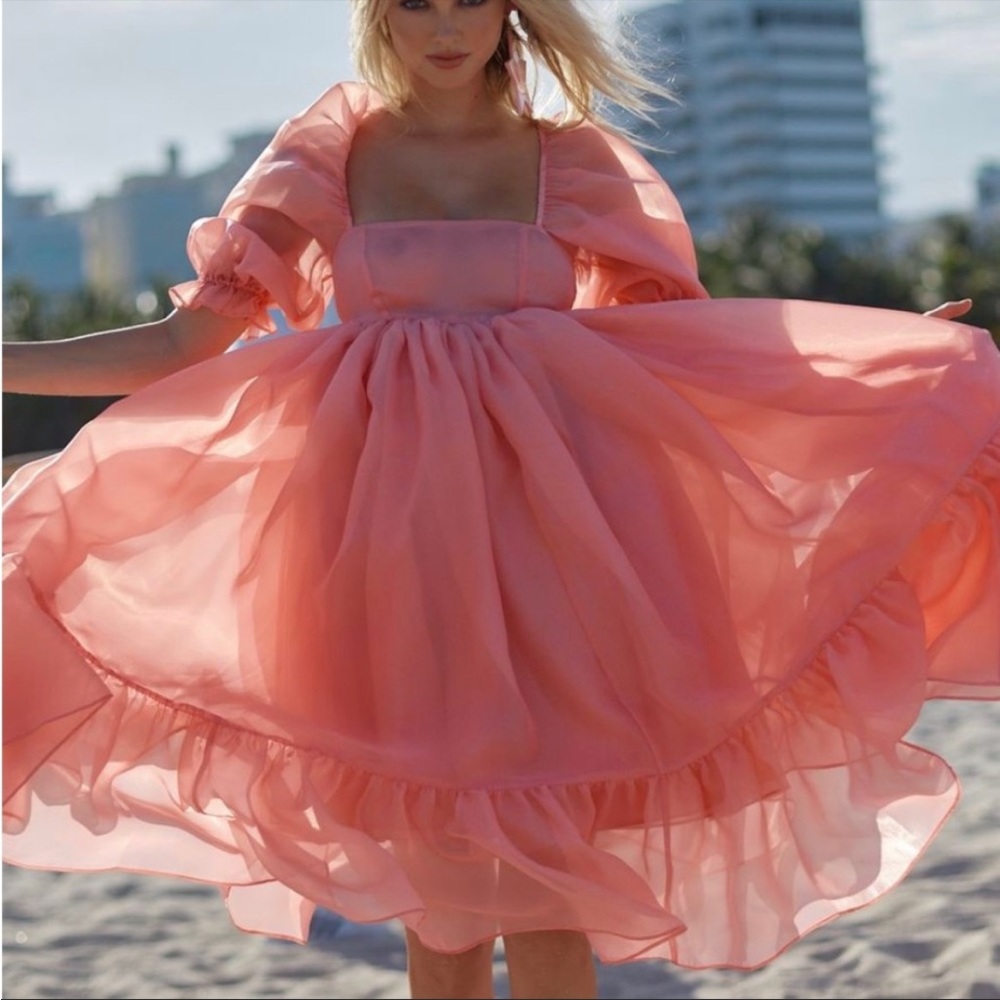 Selkie Cosmo French Puff Dress